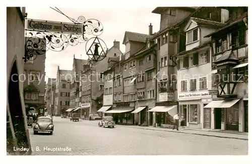 AK / Ansichtskarte  Lindau_Bodensee Hauptstrasse Lindau Bodensee