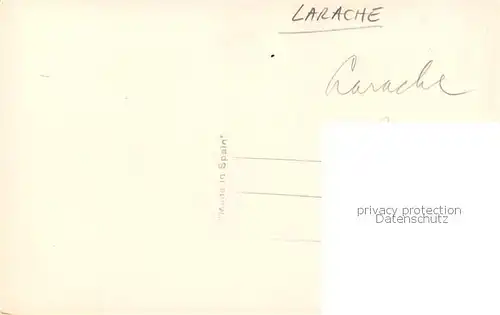 AK / Ansichtskarte  Larache_Maroc Stadtplatz 