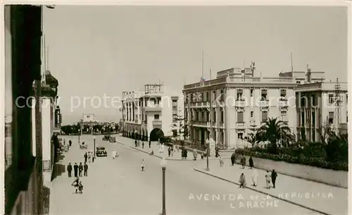 AK / Ansichtskarte  Larache_Maroc Avenida de la Republica 