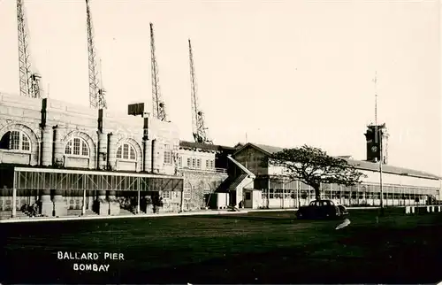 AK / Ansichtskarte  Bombay_Mumbai Ballard Pier Bombay Mumbai