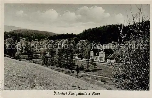 AK / Ansichtskarte  Koenigshuette_Harz Panorama Koenigshuette Harz