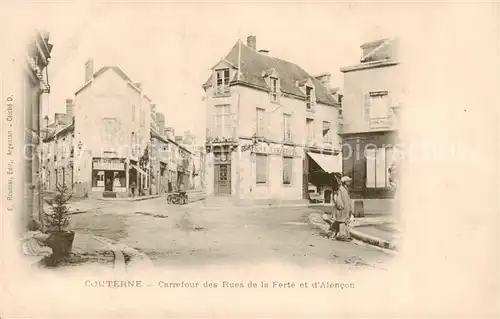 AK / Ansichtskarte 13821690 Couterne_61 Carrefour des Rues de la Ferte et d'Alencon 