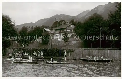 AK / Ansichtskarte  Sachseln_OW Hotel Pension Seehof am Sarnersee Sachseln OW