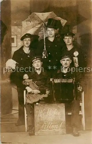 AK / Ansichtskarte  Wilhelmshaven Soldatencombo Wilhelmshaven