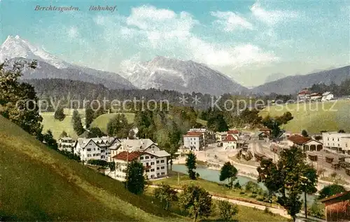 AK / Ansichtskarte  Berchtesgaden Bahnhof Berchtesgaden