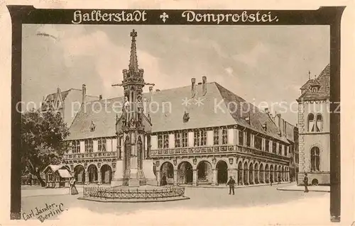 AK / Ansichtskarte 73821785 Halberstadt Domprobstei Halberstadt