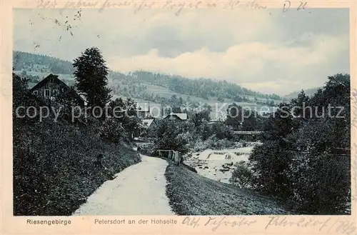 AK / Ansichtskarte  Petersdorf_Schreiberhau_Szklarska Poreba_Riesengebirge_PL Panorama an der Hohseite 