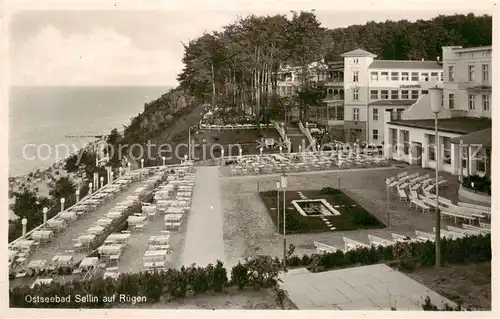 AK / Ansichtskarte  Sellin__Ruegen Hotel Terrasse 