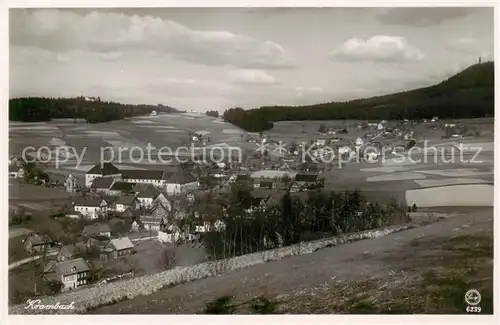 AK / Ansichtskarte  Krombach_Sudetenland mit Hochwald und Johannisstein Krombach_Sudetenland