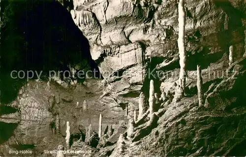 AK / Ansichtskarte  Hoehlen_Caves_Grottes Bing Hoehle Streitberg Kerzensaal 