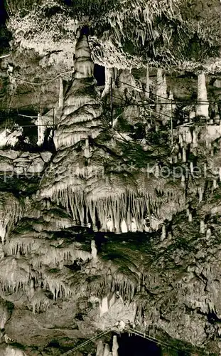 AK / Ansichtskarte 73821825 Hoehlen_Caves_Grottes Teufeishoehle Fraenk. Schweiz Riesensaal 