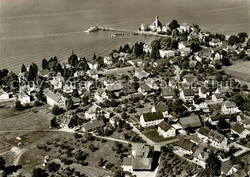 AK / Ansichtskarte  Wasserburg_Bodensee Fliegeraufnahme Wasserburg Bodensee