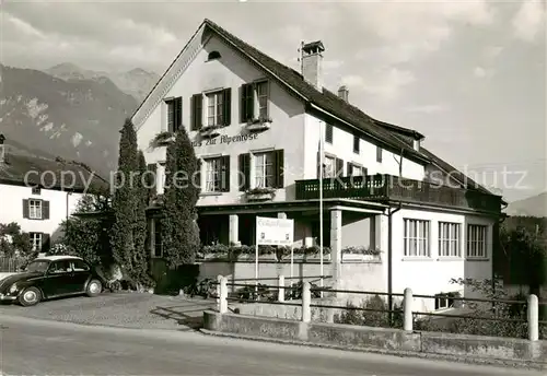 AK / Ansichtskarte Maienfeld_GR Hotel Alpenrose 