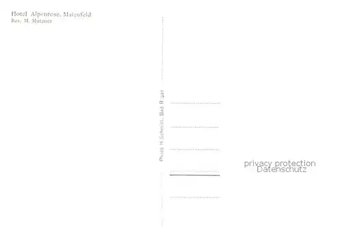 AK / Ansichtskarte Maienfeld_GR Hotel Alpenrose 