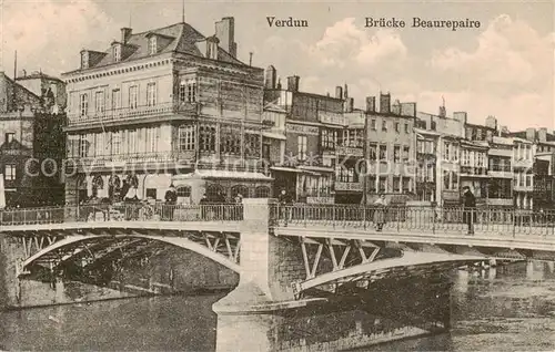 AK / Ansichtskarte Verdun__55_Meuse Bruecke Beaurepaire Feldpost 