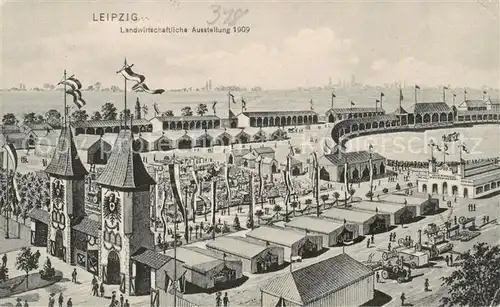AK / Ansichtskarte 73821955 Leipzig Landwirtschaftliche Ausstellung 1909 Leipzig