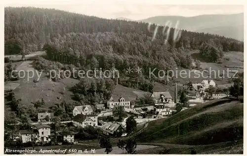 AK / Ansichtskarte  Agnetendorf_ Jagniatkow_Jelenia_Gora_Riesengebirge_PL Panorama 