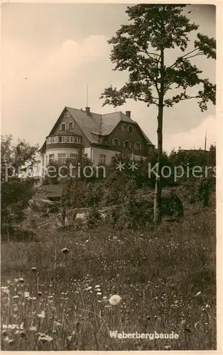 AK / Ansichtskarte  Isergebirge_Jizerske_Hory_CZ Weberbergbaude 