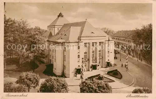 AK / Ansichtskarte  Franzensbad_Boehmen_Frantiskovy_Lazne_CZ Stadttheater 