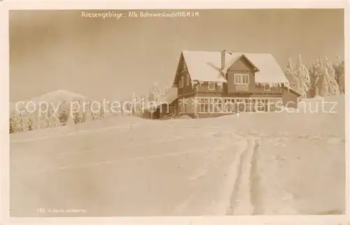 AK / Ansichtskarte  Riesengebirge_Schlesischer_Teil Alte Bohnwiesbaude 