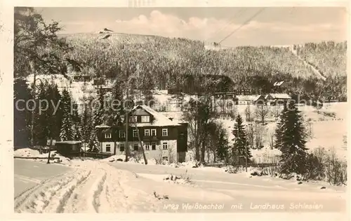 AK / Ansichtskarte  Weissbachtal_Szklarska_Poreba_Riesengebirge_PL mit Landhaus Schlesien 