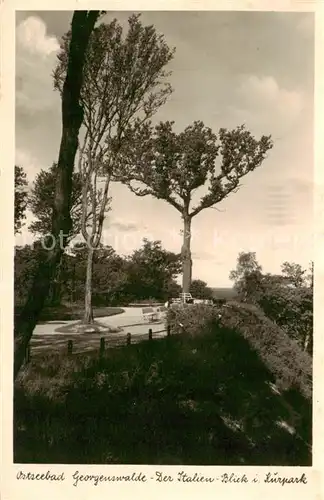 AK / Ansichtskarte  Georgenswalde_Otradnoje_Rauschen_Ostseebad_RU Der Italien Blick im Kurpark 