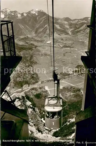 AK / Ansichtskarte  Seilbahn_Cable-Car_Telepherique Rauschbergbahn Hochgern Hochfelln 