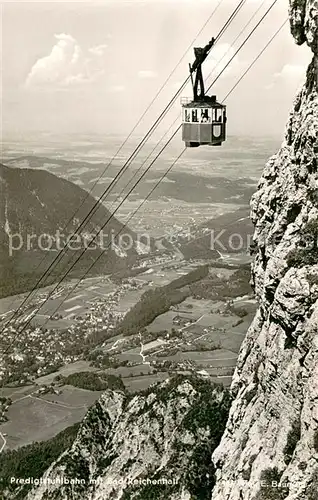 AK / Ansichtskarte  Seilbahn_Cable-Car_Telepherique Predigtstuhlbahn Bad Reichenhall 