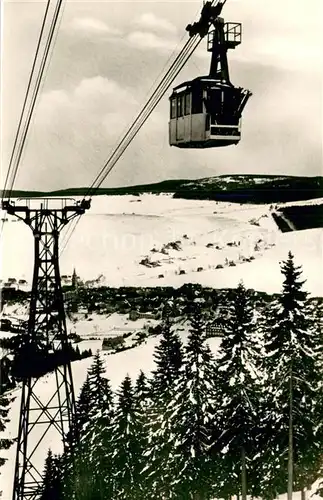 AK / Ansichtskarte  Seilbahn_Cable-Car_Telepherique Oberwiesenthal Erzgebirge 