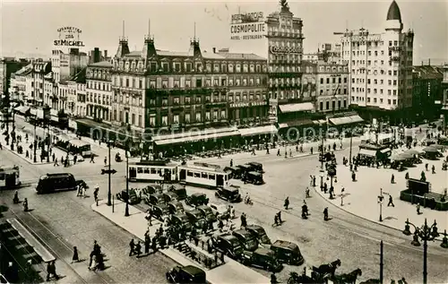 AK / Ansichtskarte 73822074 Strassenbahn Bruxelles Panorama view North Station 