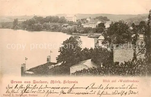 AK / Ansichtskarte  Buckow_Maerkische_Schweiz Blick auf Waldfrieden Buckow_Maerkische_Schweiz