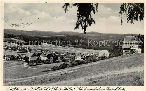 AK / Ansichtskarte  Catterfeld Blick zum Inselsberg Catterfeld