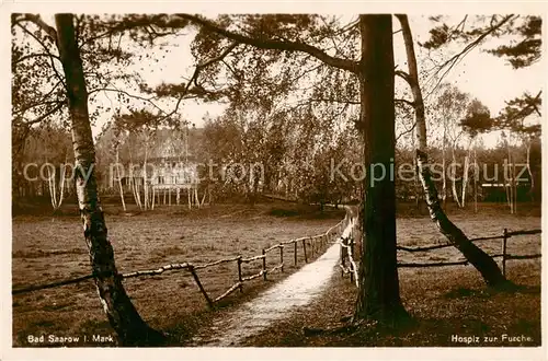 AK / Ansichtskarte  Bad_Saarow Hospiz zur Furche Bad_Saarow