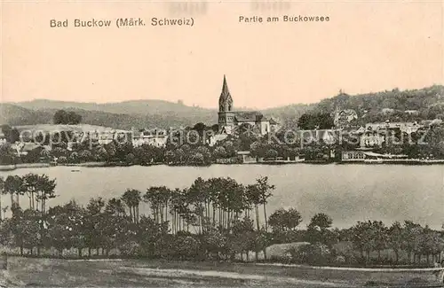 AK / Ansichtskarte 73822147 Bad_Buckow_Maerkische_Schweiz Partie am Buckowsee Bad_Buckow