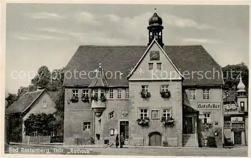 AK / Ansichtskarte  Rastenberg Rathaus Ratskeller Rastenberg