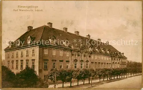 AK / Ansichtskarte  Bad_Warmbrunn_Cieplice_Slaskie-Zdroj_Jelenia-Gora Schloss 