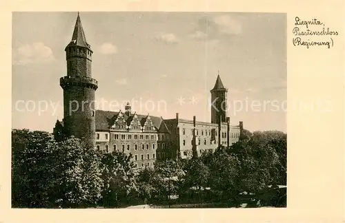 AK / Ansichtskarte  Liegnitz_Legnica_PL Piastenschloss 