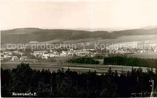 AK / Ansichtskarte  Heinersdorf_Tafelfichte_CZ Panorama 