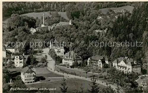 AK / Ansichtskarte  Bad_Reinerz_Duszniki-Zdrój_PL Villen am Kurpark 