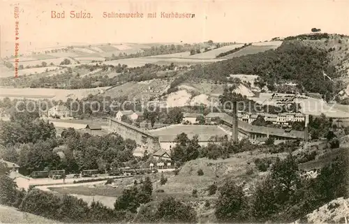 AK / Ansichtskarte  Bad_Sulza Salinenwerke mit Kurhaeuser Bad_Sulza