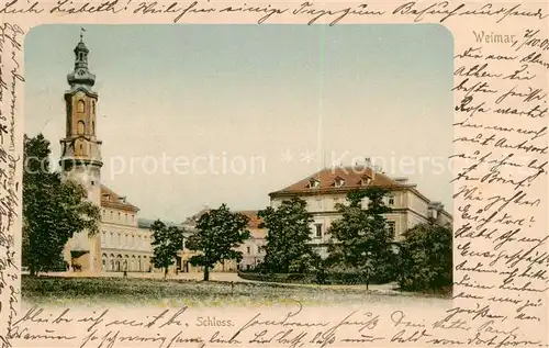 AK / Ansichtskarte 73822271 Weimar__Thueringen Schloss 