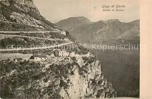 AK / Ansichtskarte  Lago_di_Garda Strada di Ponale Lago_di_Garda