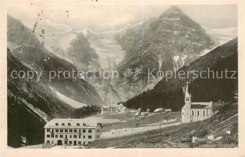 AK / Ansichtskarte  Trafoi_Stilfs_Suedtirol_IT Trafoital mit Hotel zur schoenen Aussicht 