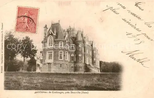 AK / Ansichtskarte Deauville sur Mer Chateau de Coulonges 