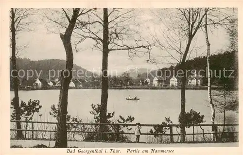 AK / Ansichtskarte 73822330 Bad_Georgenthal_Gotha Partie am Hammersee Bad_Georgenthal_Gotha