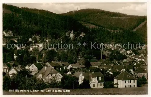 AK / Ansichtskarte  Bad_Elgersburg mit Carl Eduard Warte Bad_Elgersburg