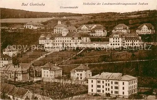 AK / Ansichtskarte  Bad_Gottleuba-Berggiesshuebel Panorama Heilstaette der LVA Sachsen Bad