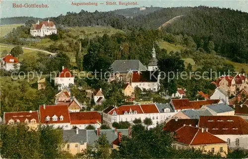 AK / Ansichtskarte  Bad_Gottleuba-Berggiesshuebel Augustusberg Staedt Berghotel Bad