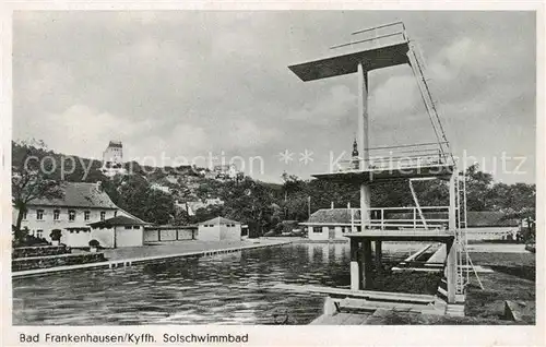 AK / Ansichtskarte  Bad_Frankenhausen Solschwimmbad Bad_Frankenhausen