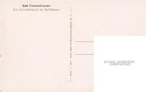 AK / Ansichtskarte 73822345 Bad_Frankenhausen Solschwimmbad Bad_Frankenhausen